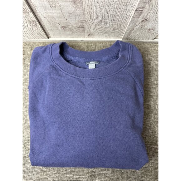 Aerie Womens Size Medium Blue Pullover Sweatshirt Long Sleeves Fleece - Picture 3 of 7